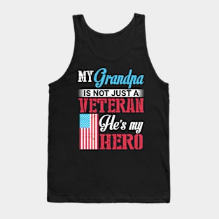 Happy Veteran Memorial Day Grandpa Tank Top